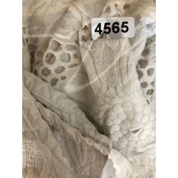 Nicholas Out Sunflower Dress Floral Lace Sleeveless Sheath Mini White Size S - Picture 9 of 9